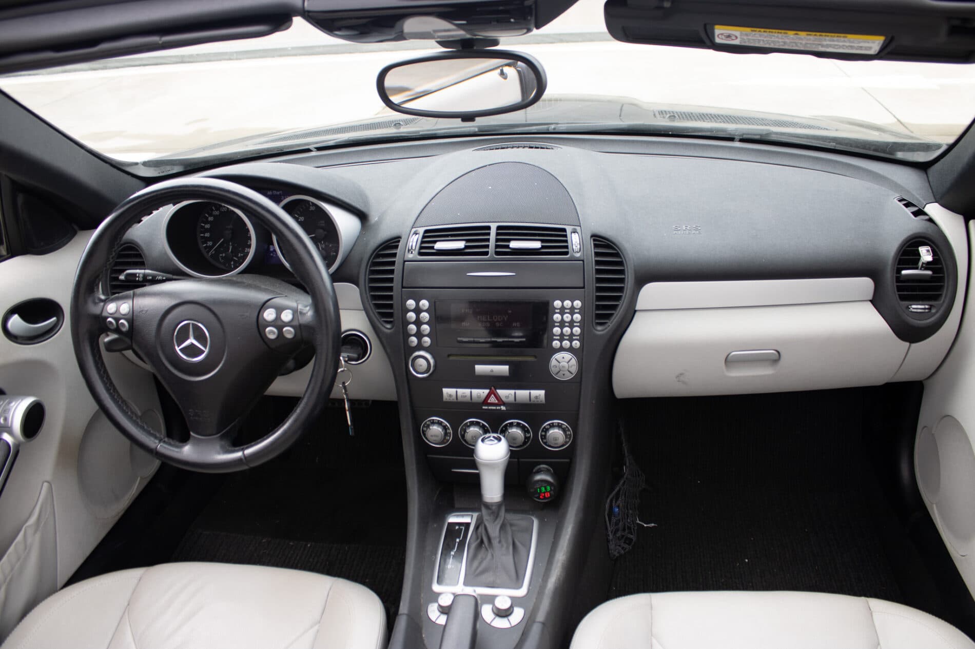 2006 Mercedes-Benz SLK 200 Komp., černá kabriolet, 97 413 km