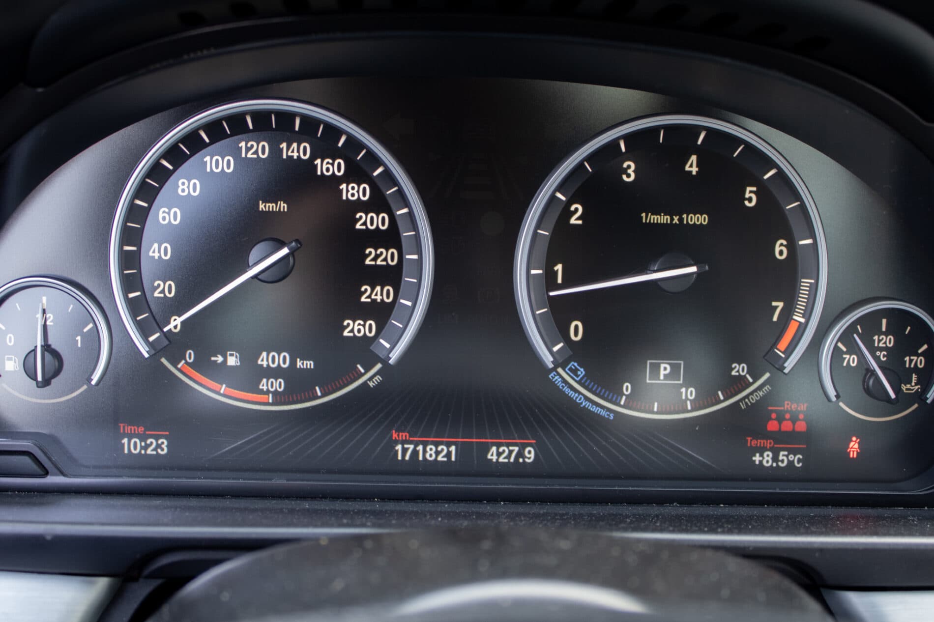 2013 BMW 528i, šedá sedan, 171 821 km