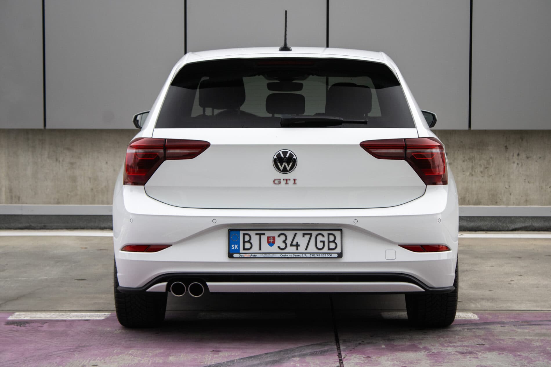 2022 Volkswagen Polo GTI, bílá hatchback, 53 706 km