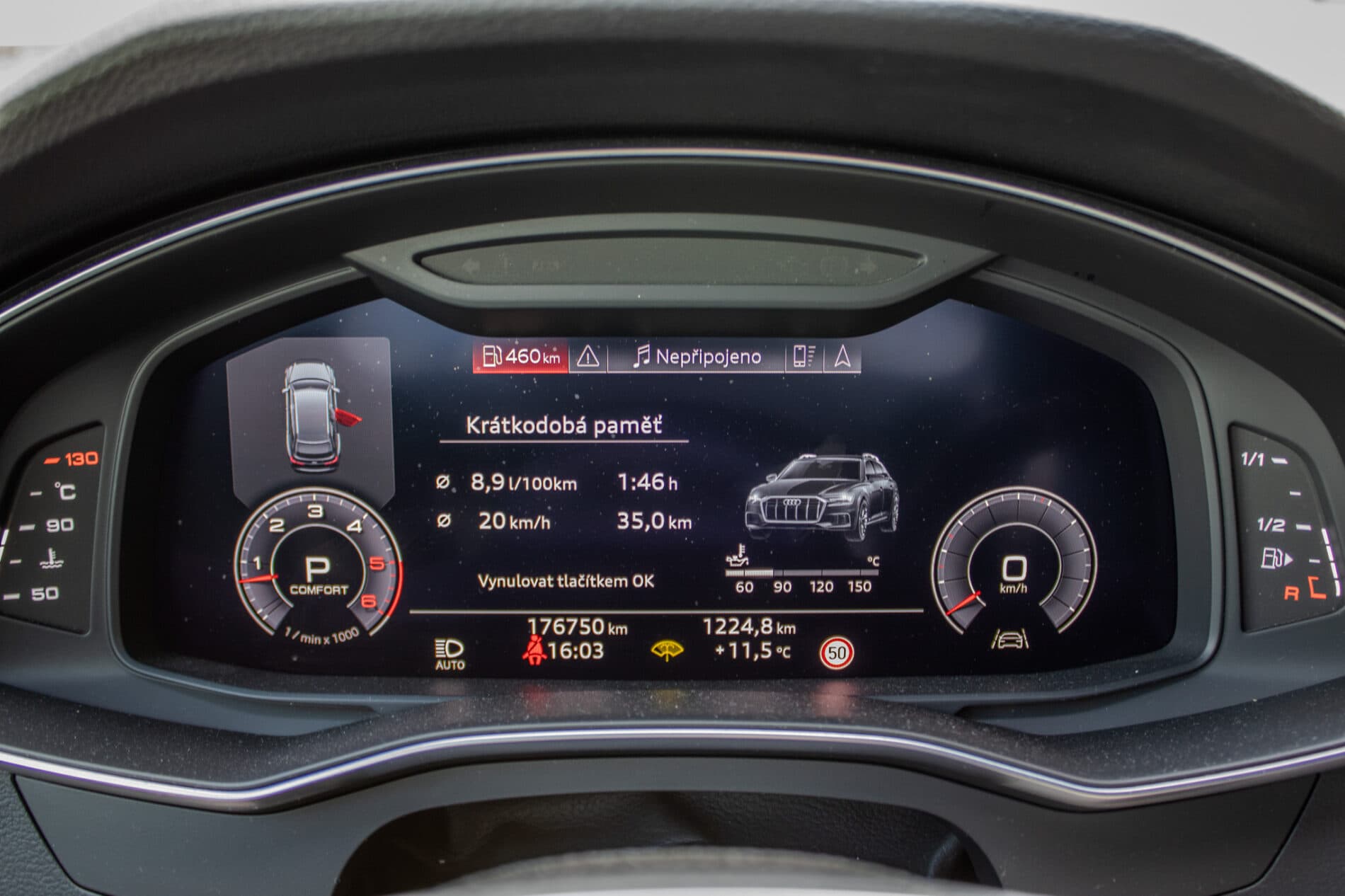 2020 AUDI A6, černá kombi, 176 750 km