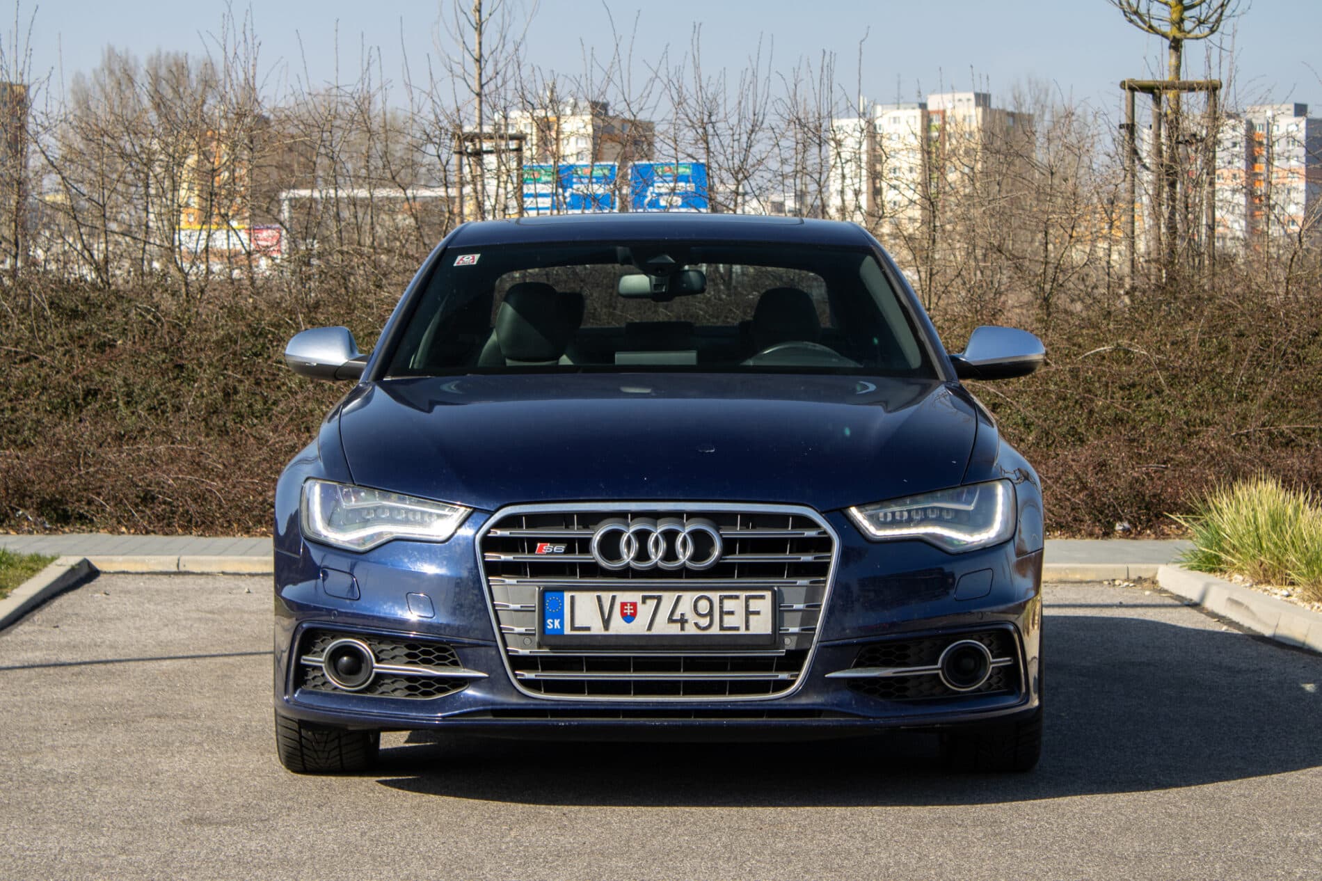 2013 AUDI S6, modrá sedan, 163 590 km