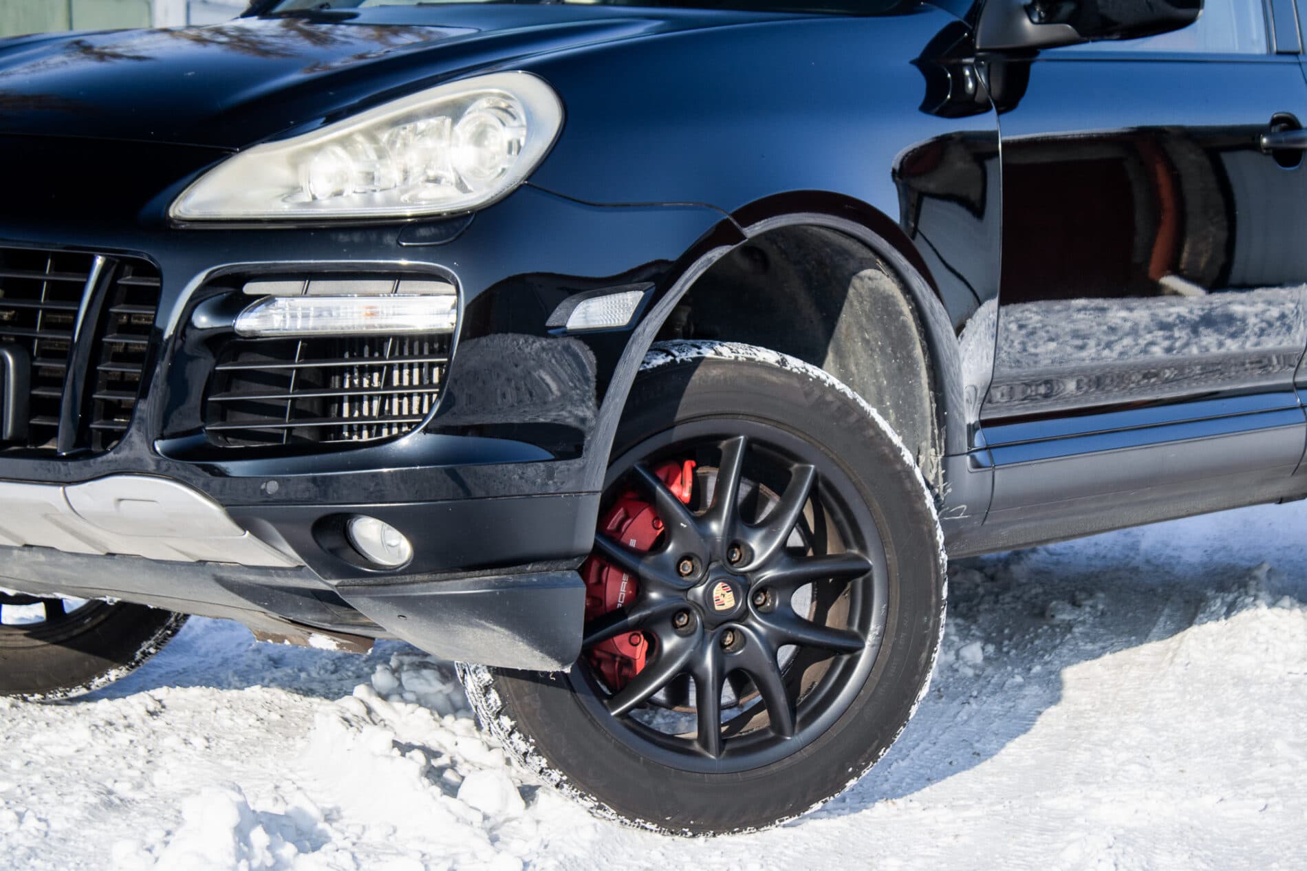 2009 Porsche Cayenne Turbo, černá suv, 153 062 km
