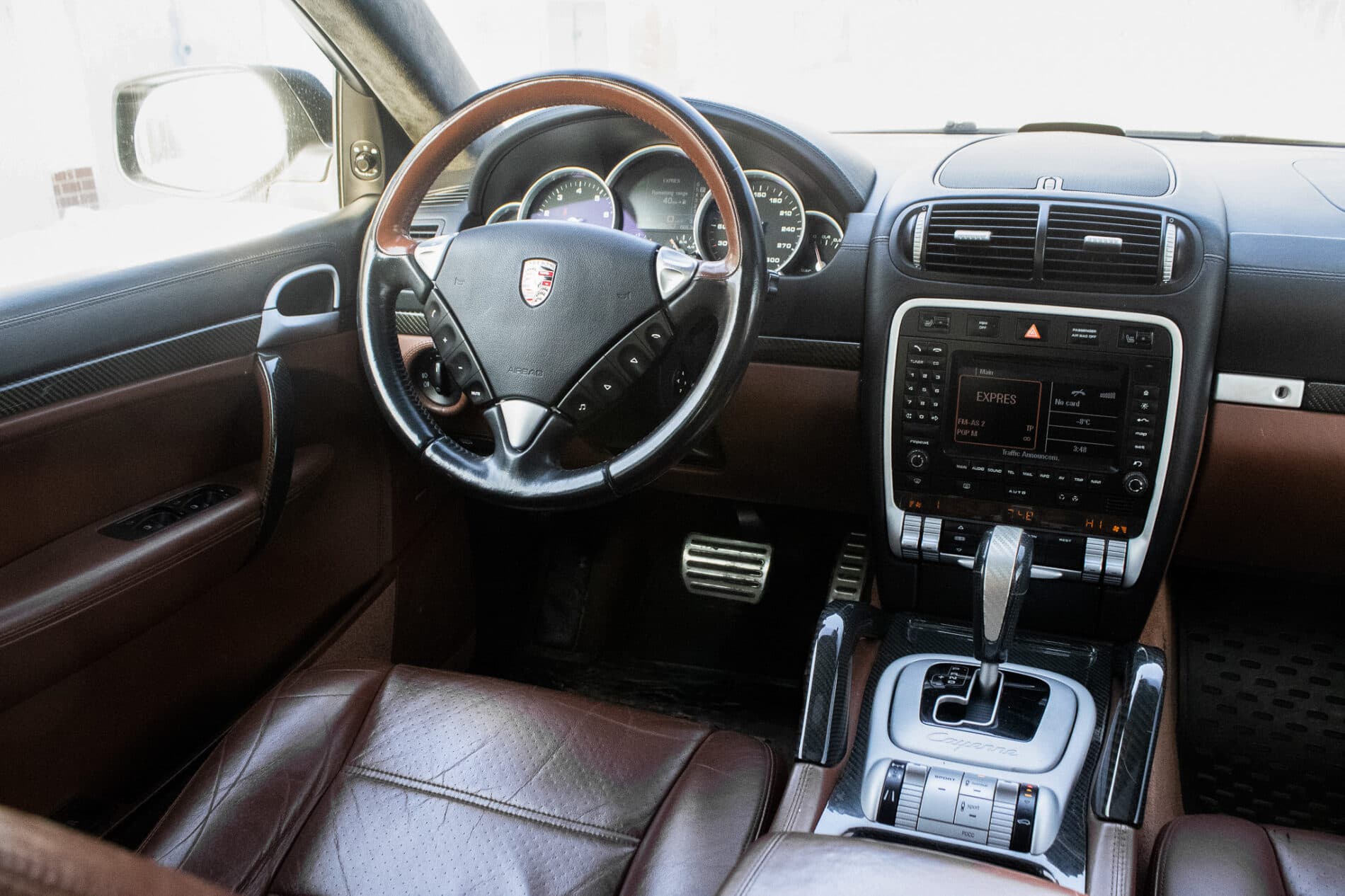 2009 Porsche Cayenne Turbo, černá suv, 153 062 km