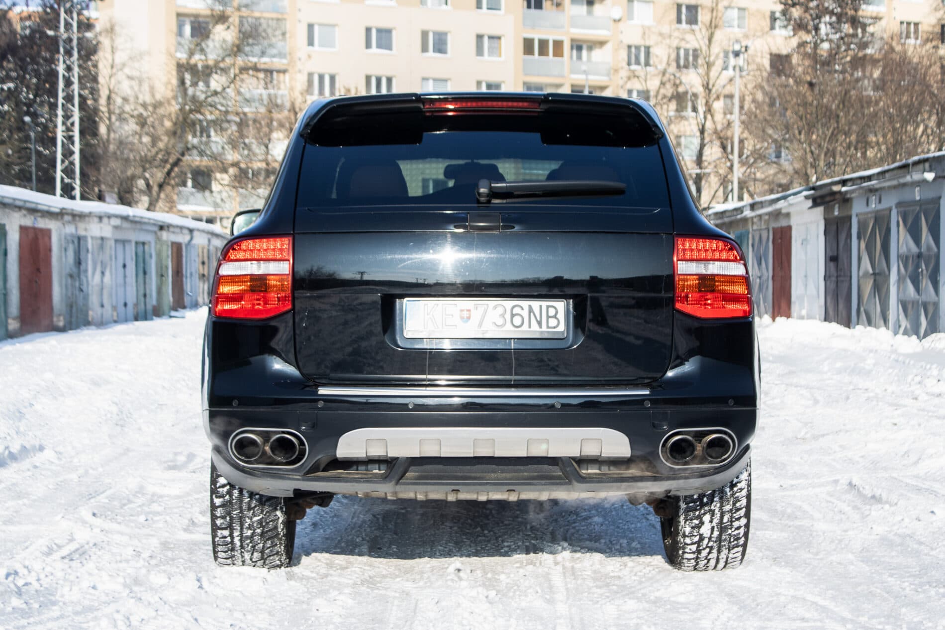 2009 Porsche Cayenne Turbo, černá suv, 153 062 km
