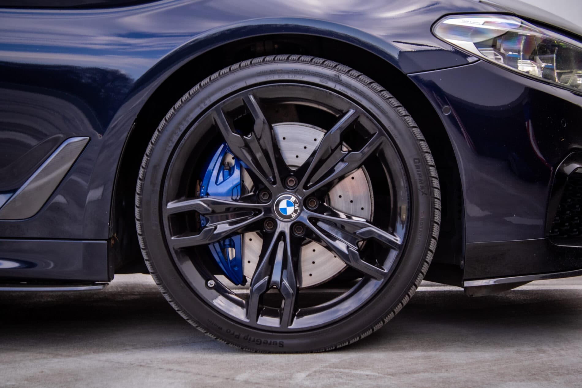 2019 BMW M550d, černá sedan, 239 000 km