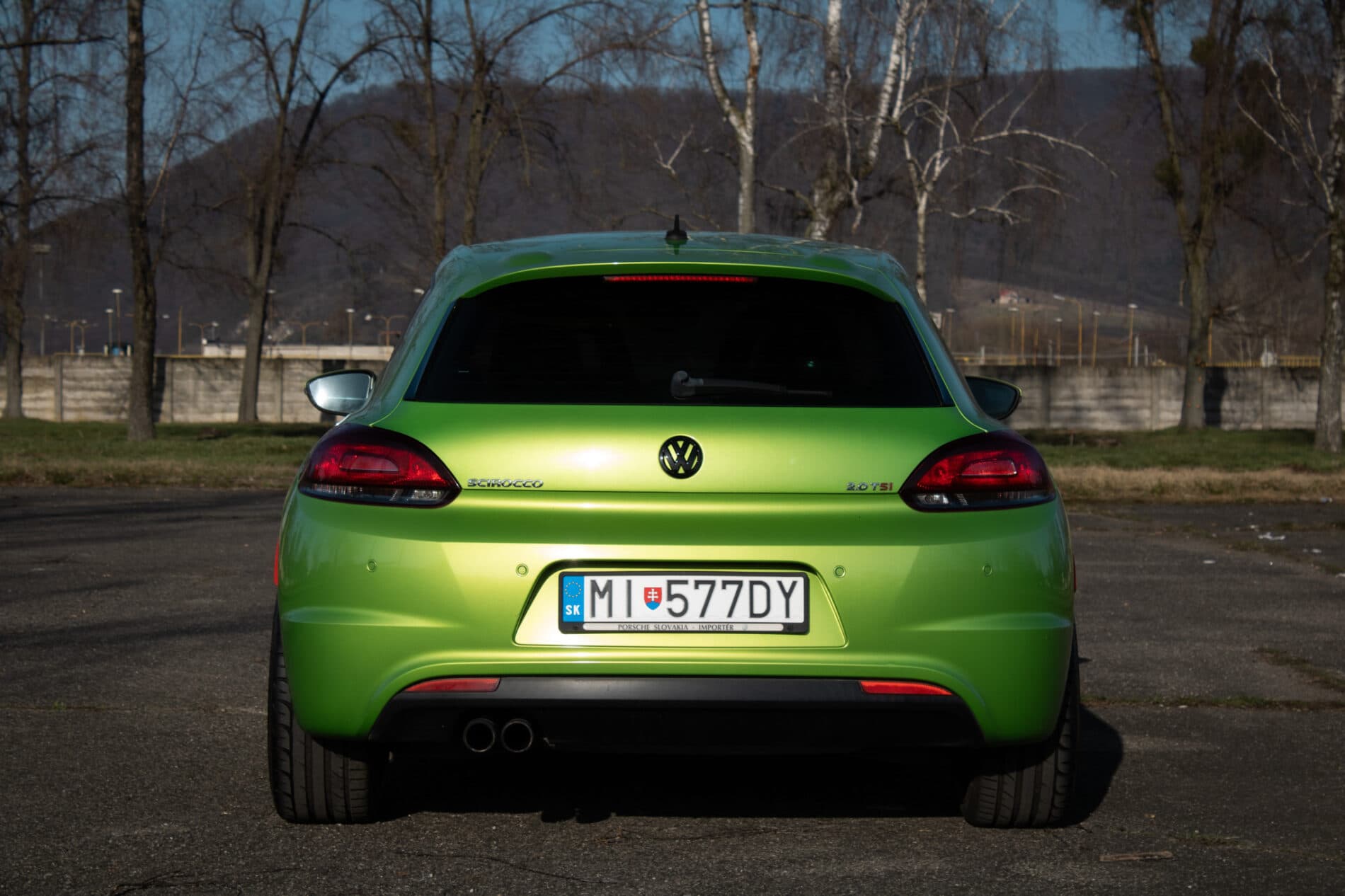 2010 Volkswagen Scirocco, zelená kupé, 144 946 km